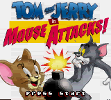 Tom and Jerry in Mouse Attacks! (USA) Title Screen